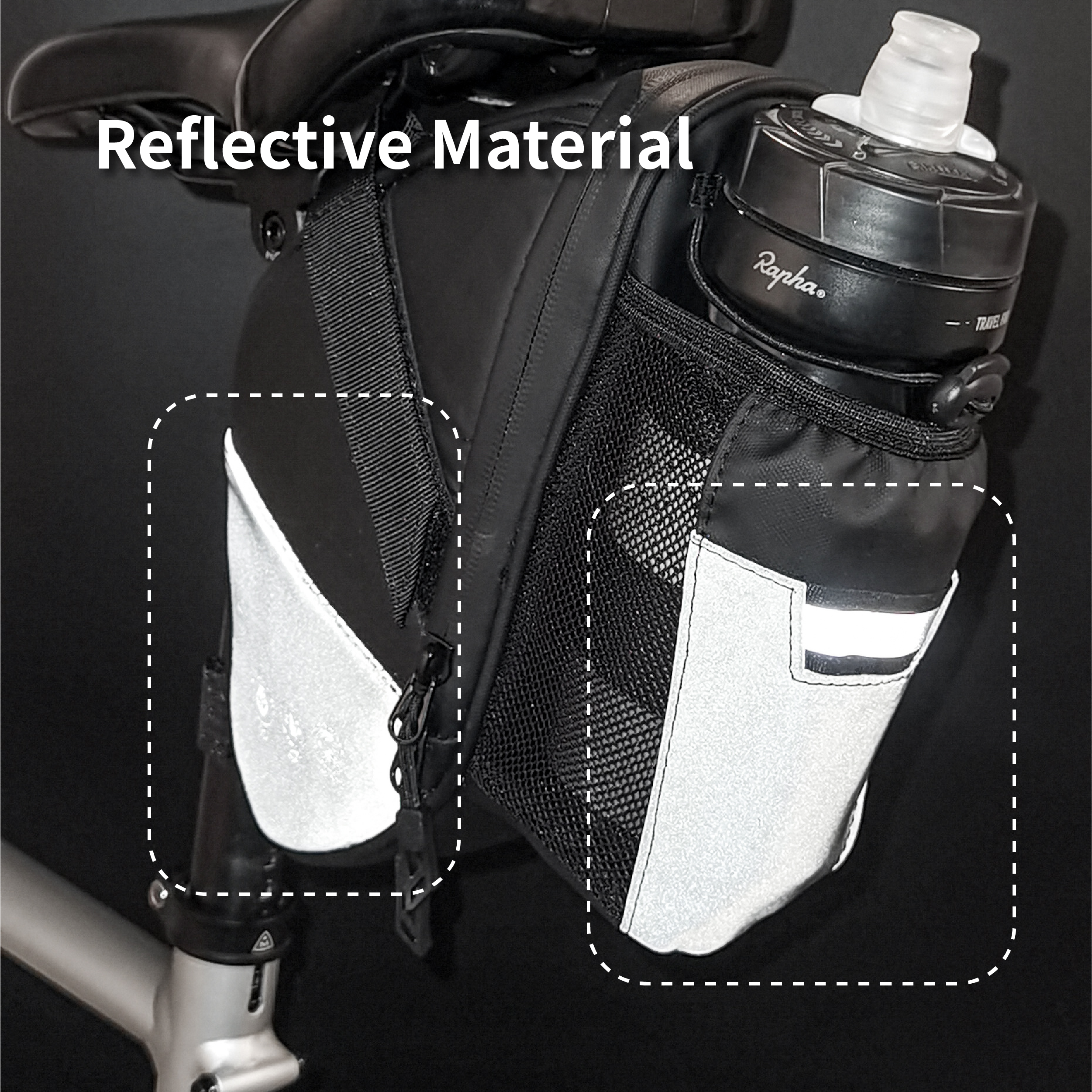 CROTAL B206 Bicycle Reflective Tail Bag